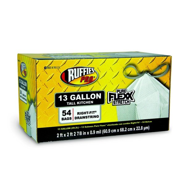 Ruffies Trash Bags, 54 PK 1061473